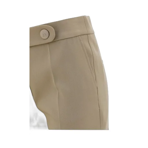 High-Waisted Flared Trousers