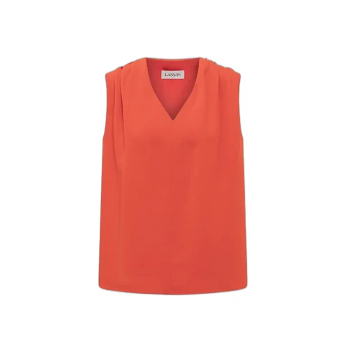 Sleeveless V-Neck Top