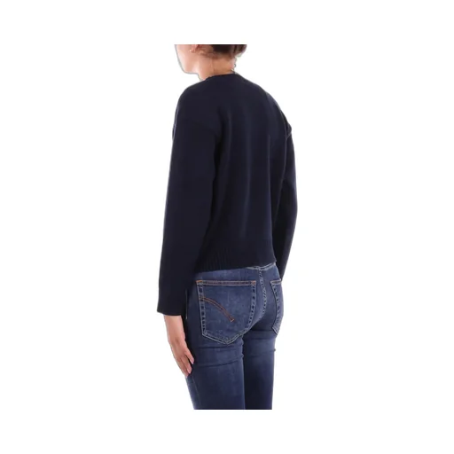Crewneck Sweater With Dog Intarsia