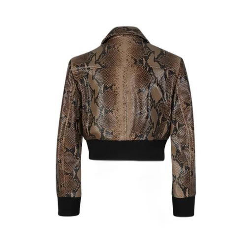Cropped Bomber Jacket