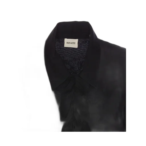 Ruffled Silk Shirt