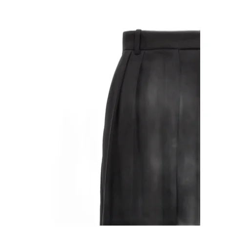 High-Waisted Pleated Trousers