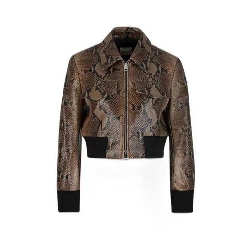 Cropped Bomber Jacket