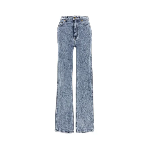 High-Waisted Flared Jeans
