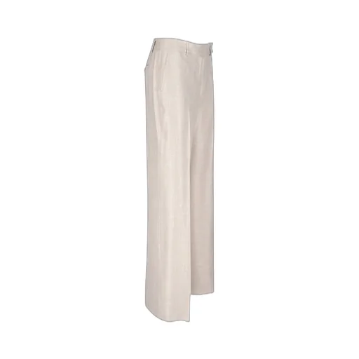 High-Waisted Straight-Leg Trousers