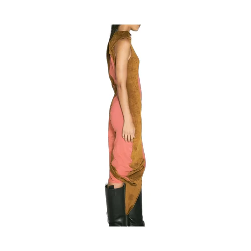 Asymmetric Draped Dress