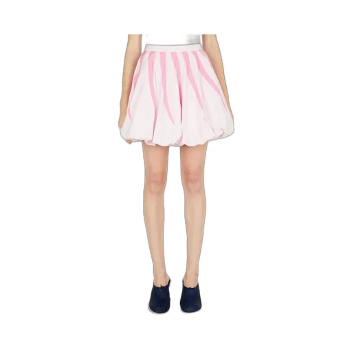 Bubble Hem Mini Skirt
