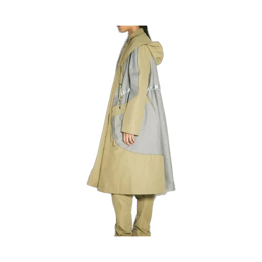 Panelled Trench Coat
