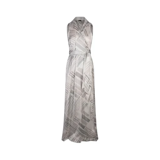 Sleeveless Wrap Maxi Dress