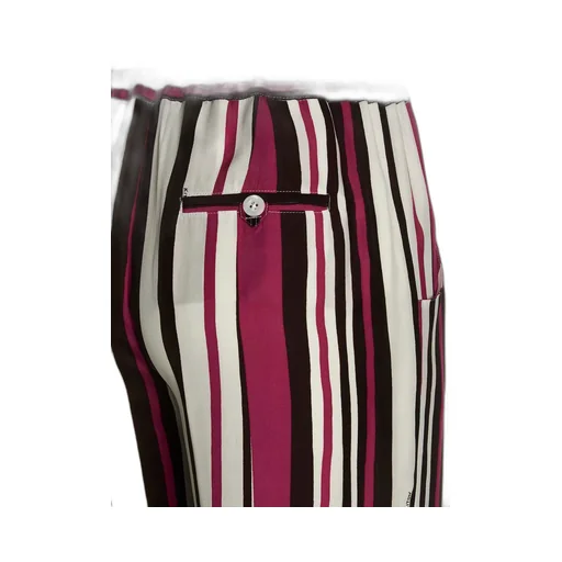 Striped Silk Pajama Pants