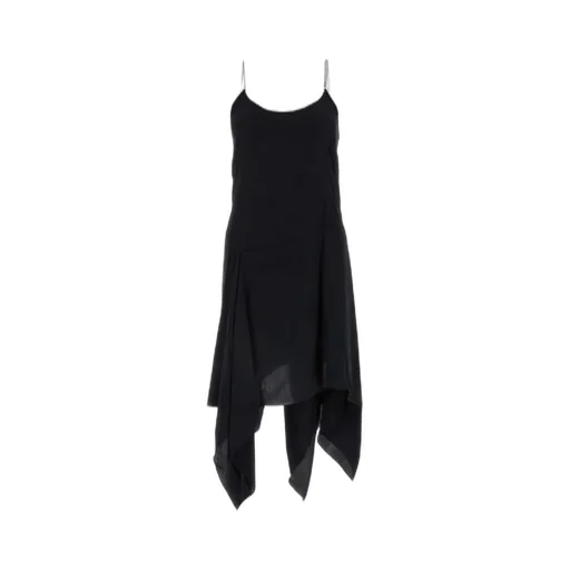 Asymmetric Hem Slip Dress