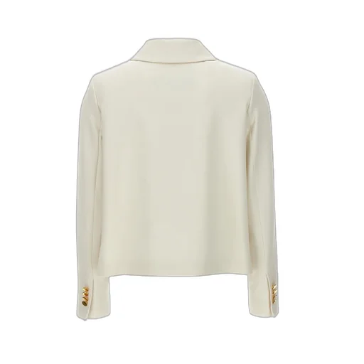 Double-Breasted Cropped Jacket