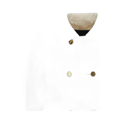 Double-Breasted Cropped Jacket