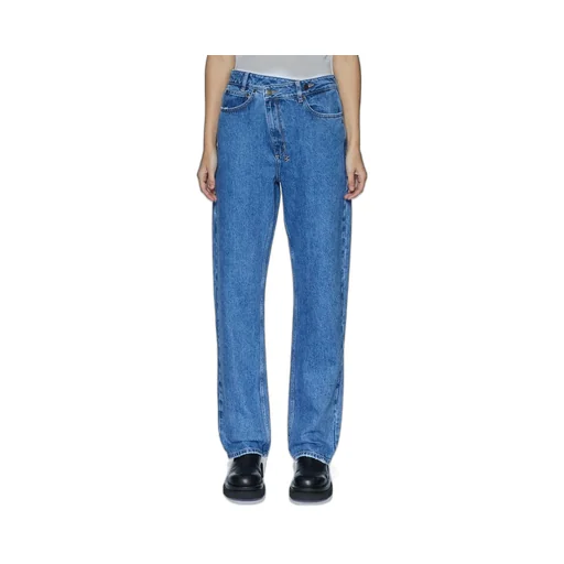 High Waisted Straight Leg Jeans