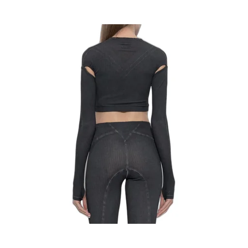 Cropped Long Sleeve Top