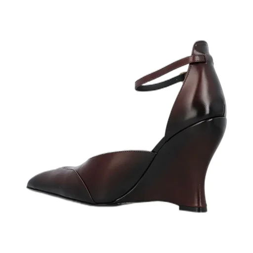 Wedge Ankle Strap Pumps