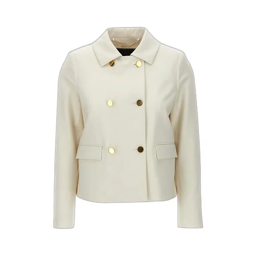 Double-Breasted Cropped Jacket