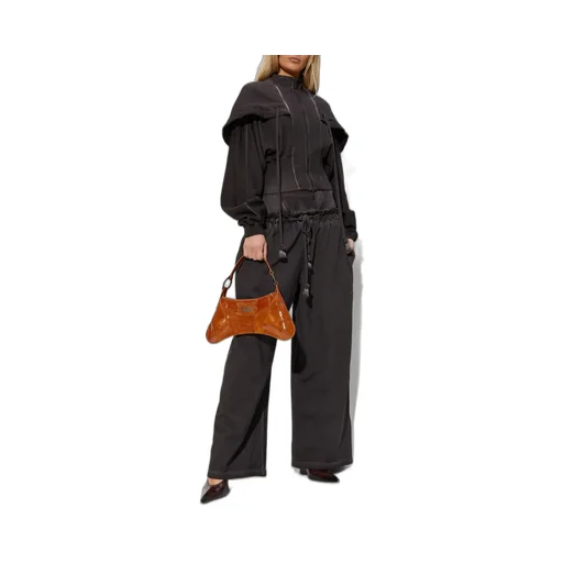 High-Waisted Wide-Leg Trousers