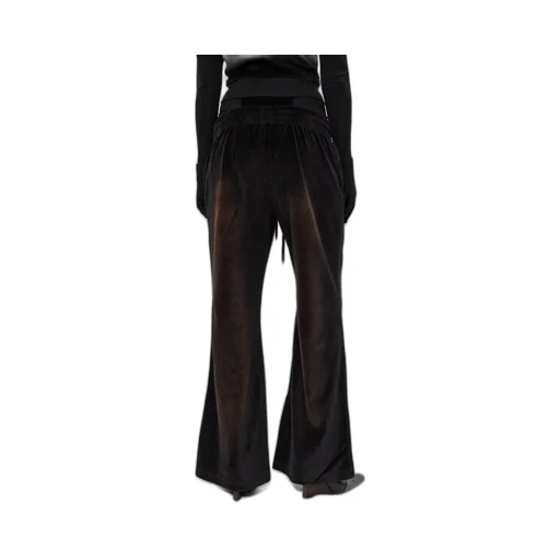 Flared Velour Track Pants