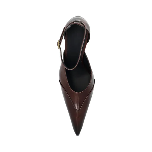 Wedge Ankle Strap Pumps
