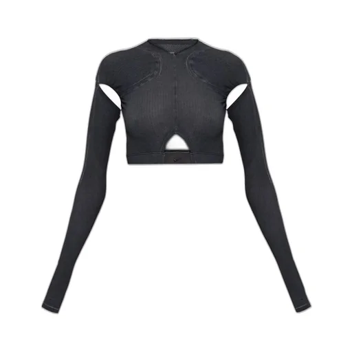 Cropped Long Sleeve Top