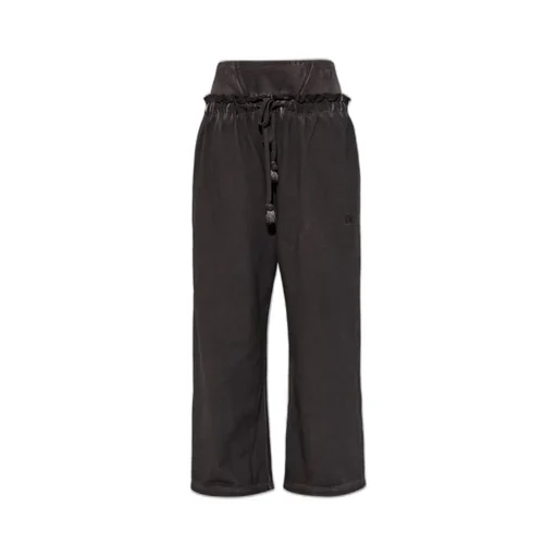 High-Waisted Wide-Leg Trousers