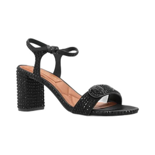 Embellished Block Heel Sandals