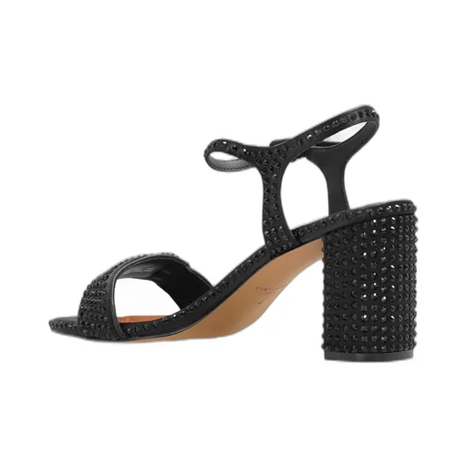Embellished Block Heel Sandals