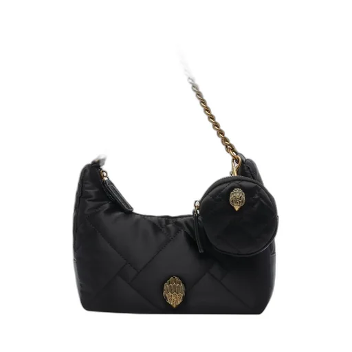 Quilted Shoulder Bag With Coin Purse