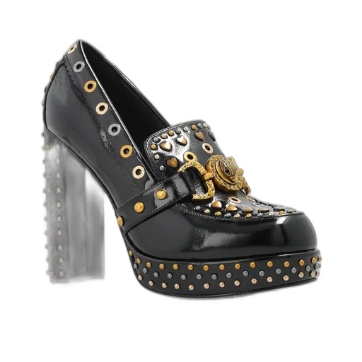Platform Studded Pumps