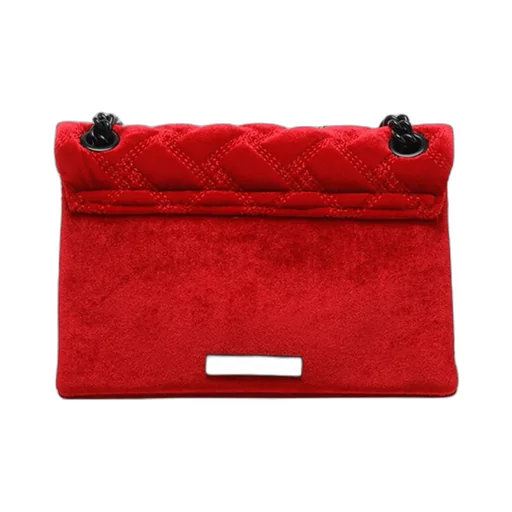 Velvet Shoulder Bag