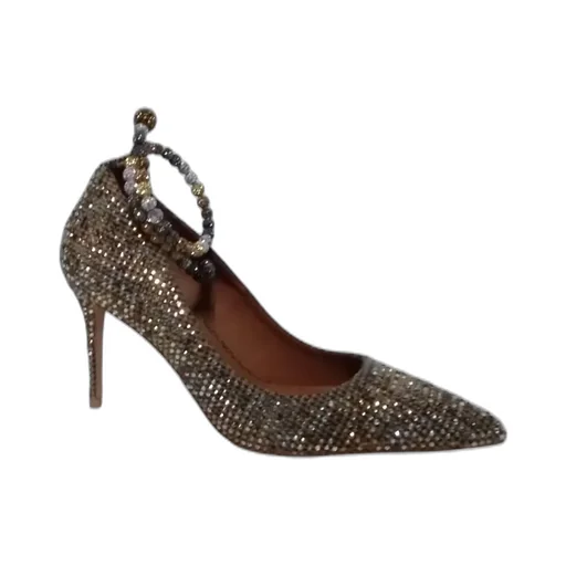 Embellished Pointed-Toe Pumps