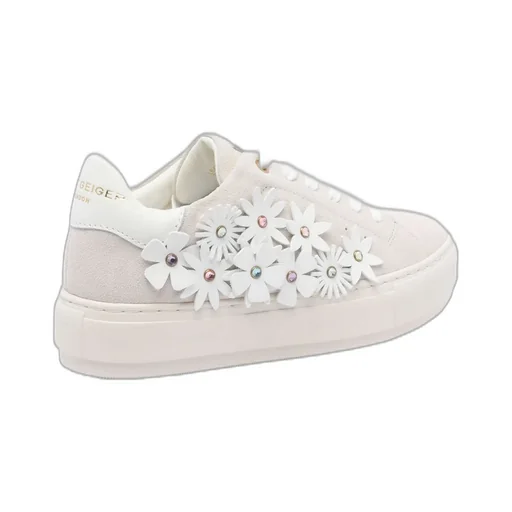 Sneakers With Floral Embellishments