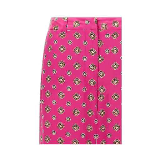 High-Waisted Wide-Leg Trousers