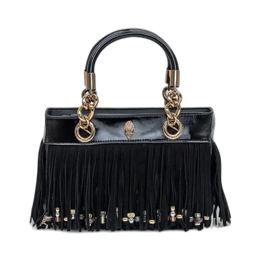 Fringed Top Handle Bag