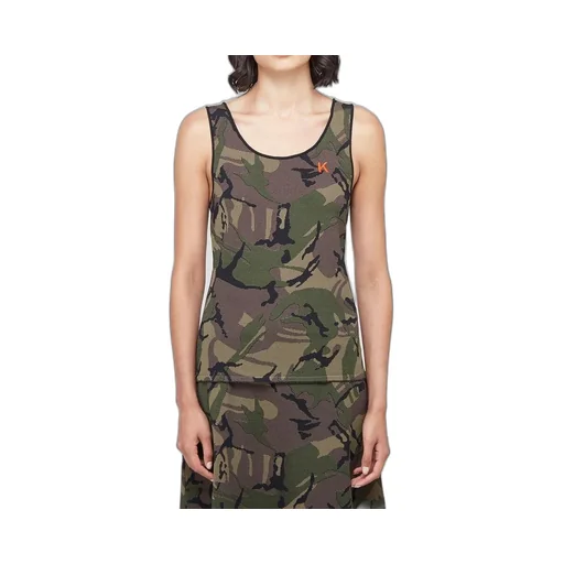 Camouflage Print Tank Top