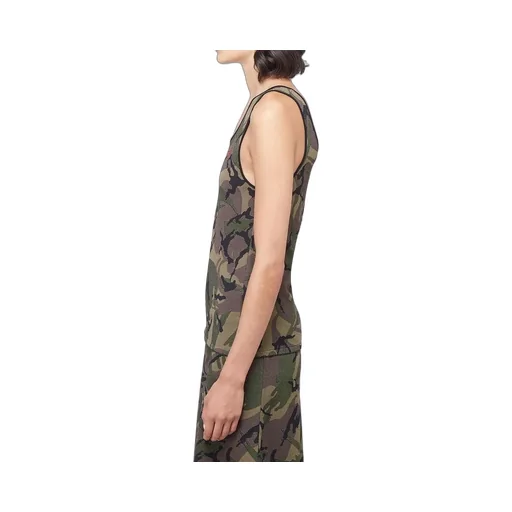 Camouflage Print Tank Top