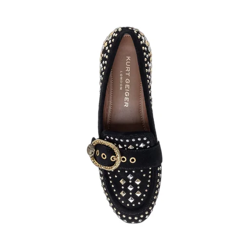 Loafers With Embellished Buckle