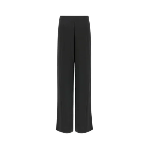 Wide-Leg Pleated Trousers