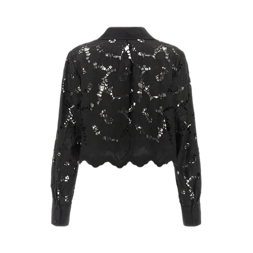 Cropped Lace Shirt