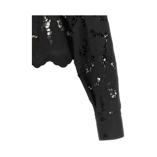 Cropped Lace Shirt
