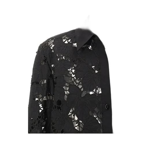 Cropped Lace Shirt