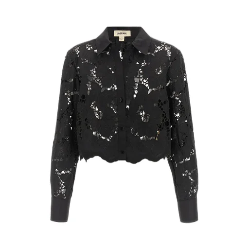 Cropped Lace Shirt