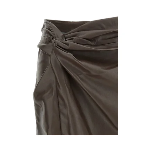 Draped Maxi Skirt