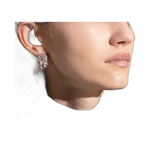 Interlocking Hoop Earrings