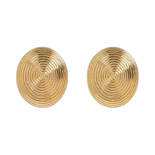 Round Spiral Earrings