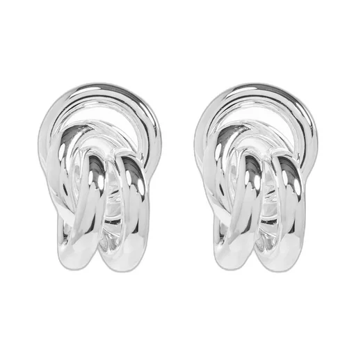Interlocking Hoop Earrings