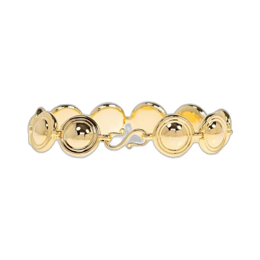 Chain Bracelet With Medallion Charms