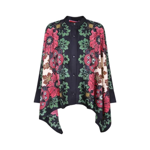 Printed Asymmetric Shirt