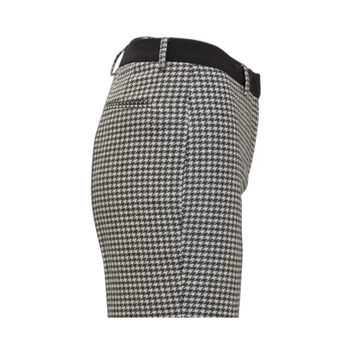 Houndstooth Flared Trousers
